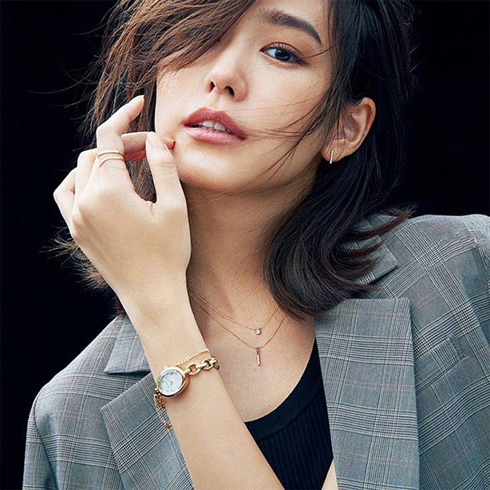 【COD】Vòng cổ Mặt Hình Trụ Và Chữ Nhật Phong Cách Hàn Quốc Thời Trang Cho Nữ