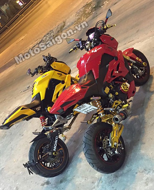 Cánh chim liền mỏ cầy mẫu BMW S1000RR gắn cho MSX 2015 2019 TNT 125 MV AUGSTA KYMCO K PIPE