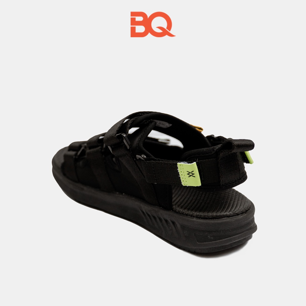 Giày sandal đi học đế bằng 3 quai ngang SD BQ028