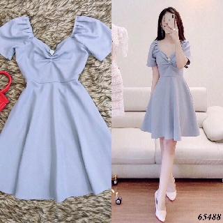 [Ảnh thật tự chụp] Đầm Thun Nhập Đính Đá Dự Tiệc Sang Trọng Giá Tận Xưởng - 65488