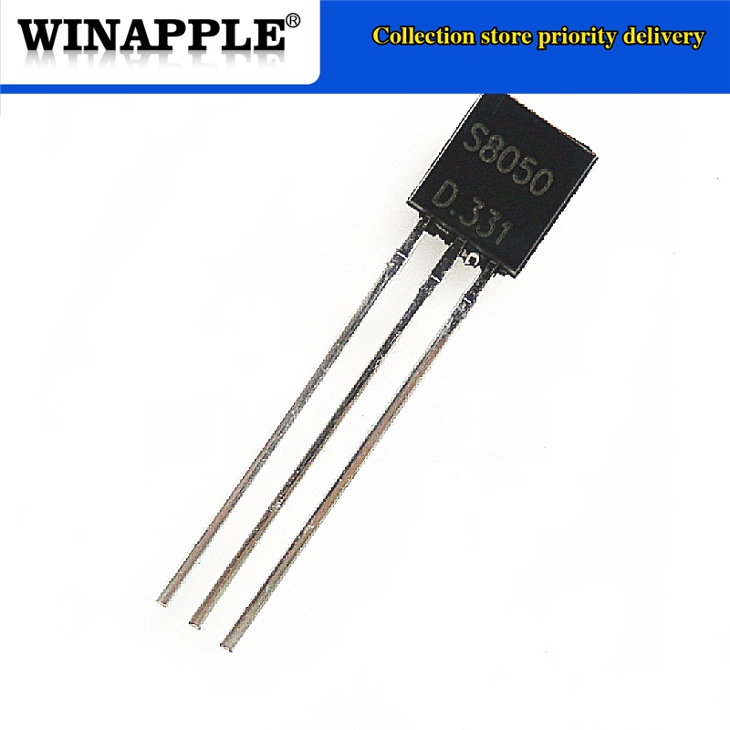 100 Cái / lốc Transistor S8050 S8050D 8050 D331 NPN TO92 Gói IVAN mới