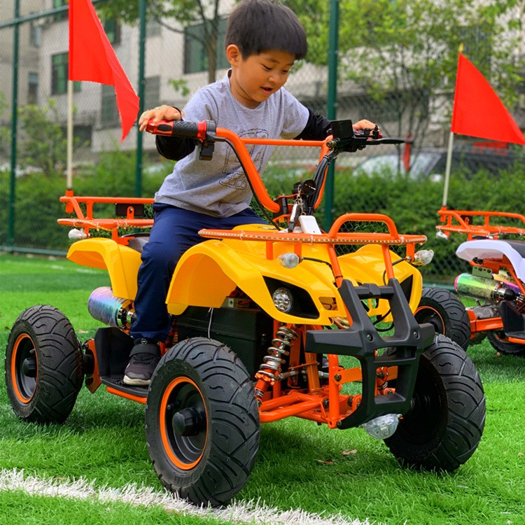 Xe ATV mini động cơ 2 thì 50cc/ xe địa hình 4 bánh/ LED 7 màu