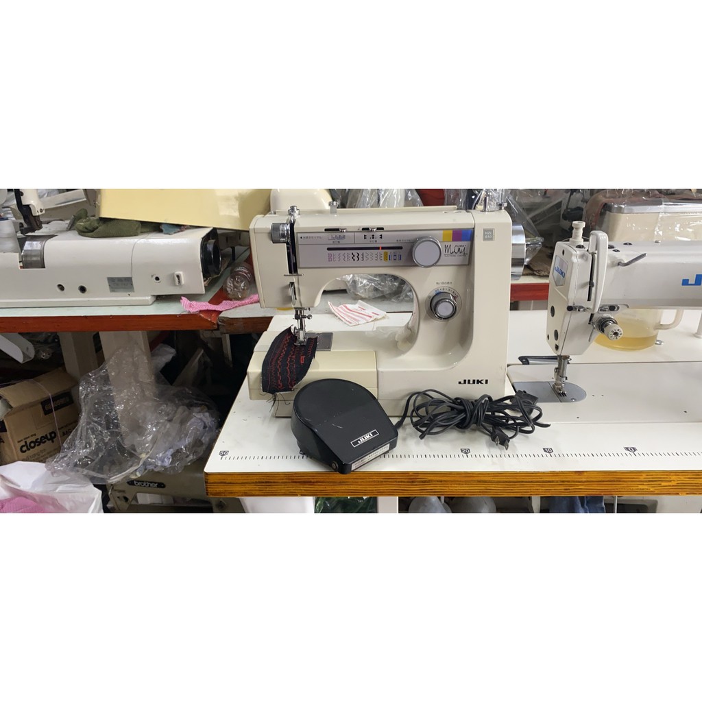 MÁY MAY GIA ĐÌNH ĐA NĂNG JUKI NỘI ĐỊA XÀI BÀN GA