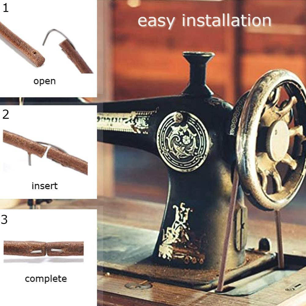 EPOCH Dây Đai Da 183cm Phụ Kiện Máy May Tại Nhà