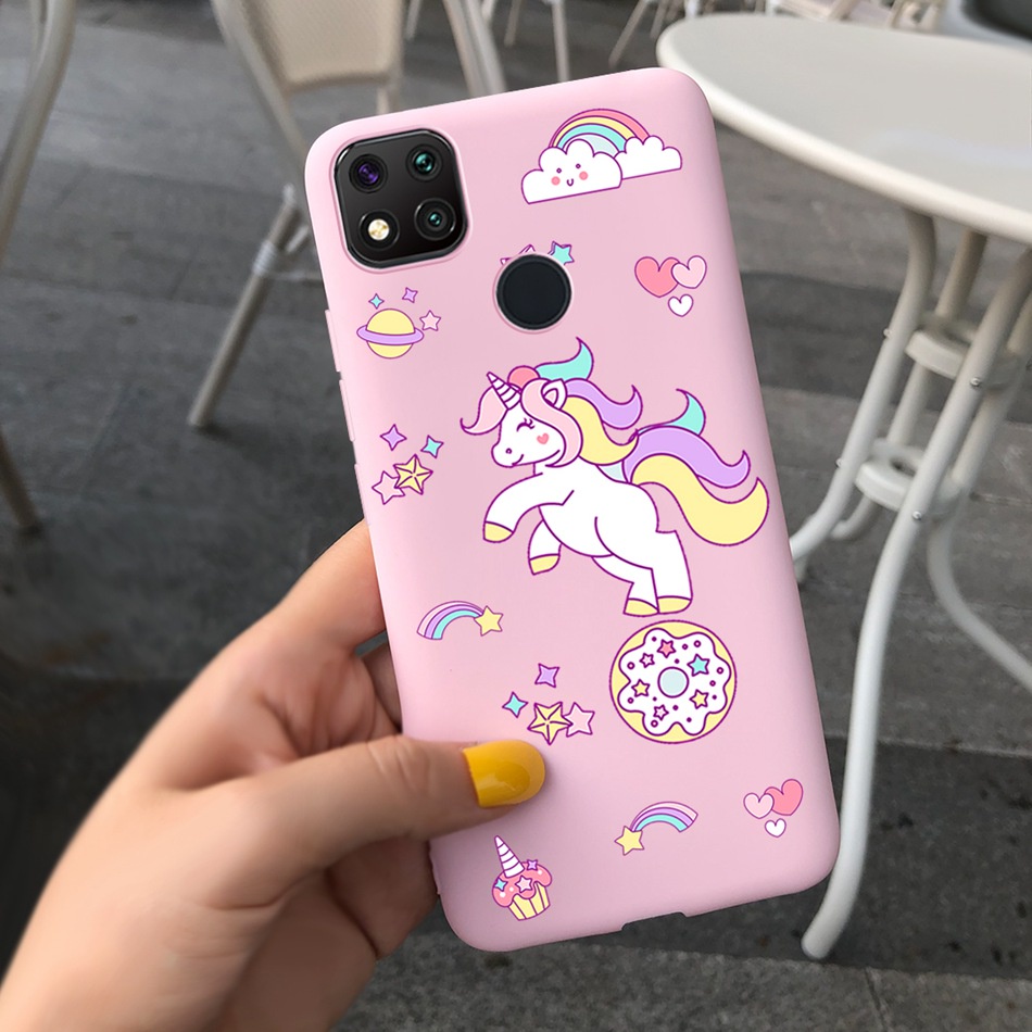 Ốp Điện Thoại Silicon Họa Tiết Hoạt Hình Dễ Thương Cho Xiaomi Redmi 9C 9A 9 9AT 9i Redmi9C NFC