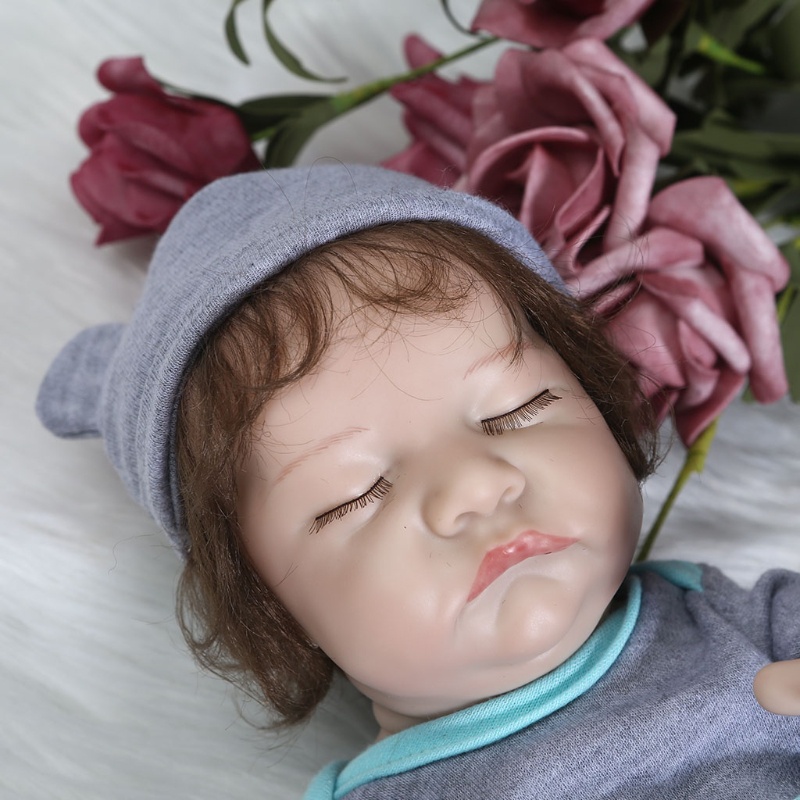 Búp Bê Đồ Chơi Như Thật 30cm Mềm Mại Có Tóc Rễ Sống Động Làm Bộ Sưu Tập Cho Trẻ Sơ Sinh