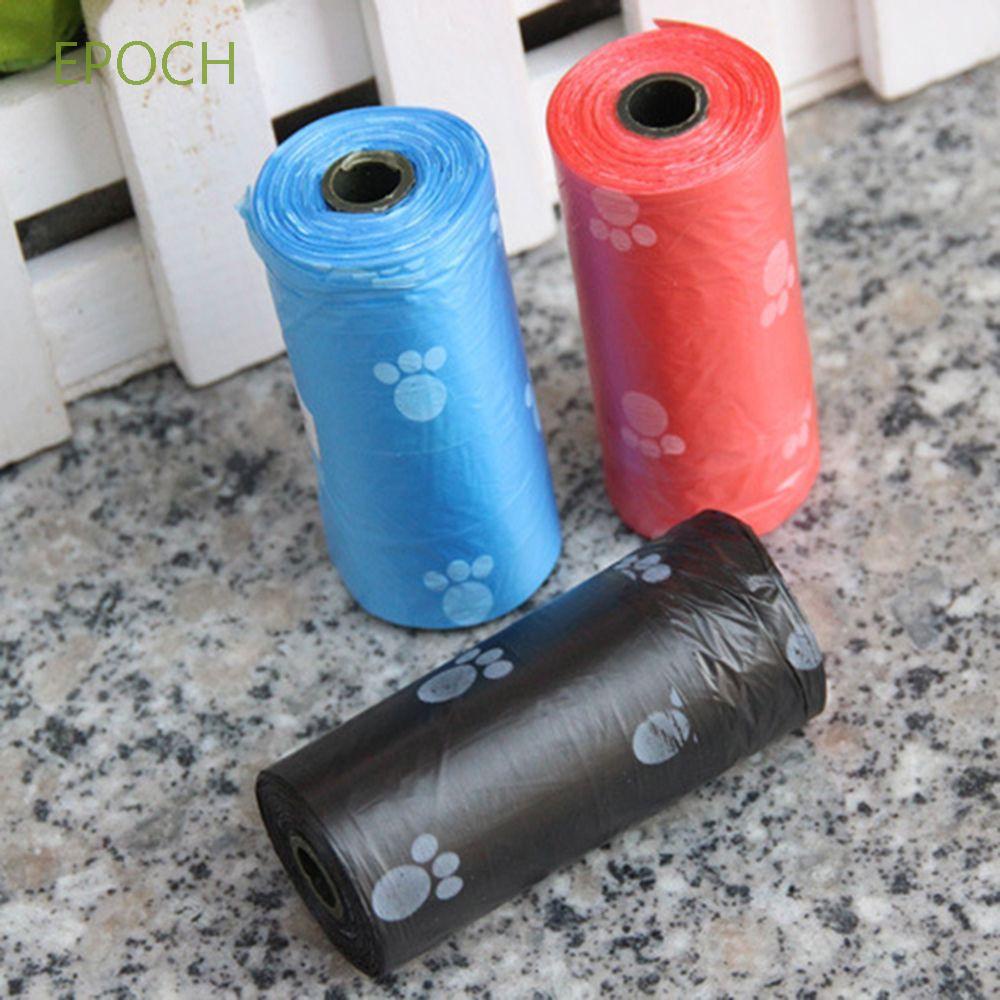 Set 5 cuộn với 75 túi đựng rác bằng nhựa phân hủy sinh học nhiều màu sắc tùy chọn