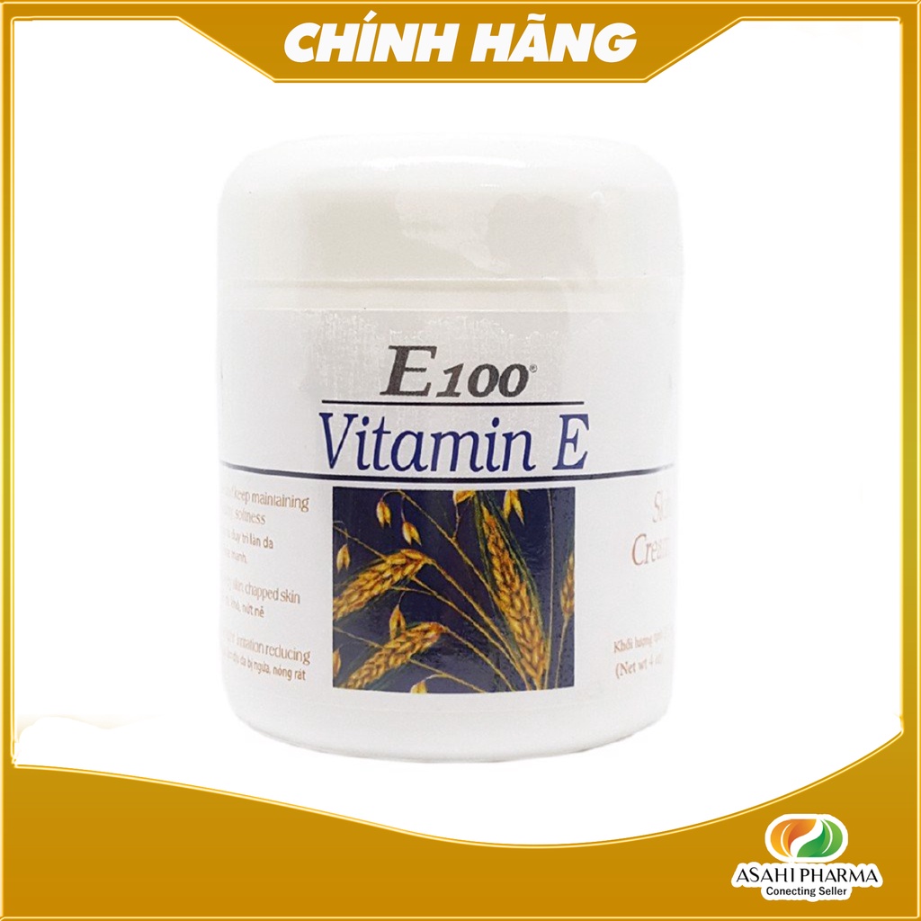Kem dưỡng thể bông lúa E100 vitamin E - Cải thiện làn đa khô, nứt nẻ