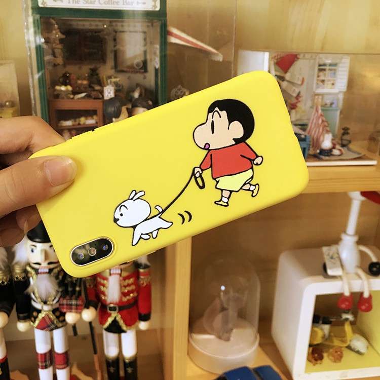 [ OPPO ] Ốp Lưng Silicon Shin Đi Dạo - B049 | BigBuy360 - bigbuy360.vn