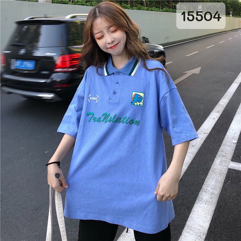 SALE Áo polo BIG SIZ chữ TRA 15504