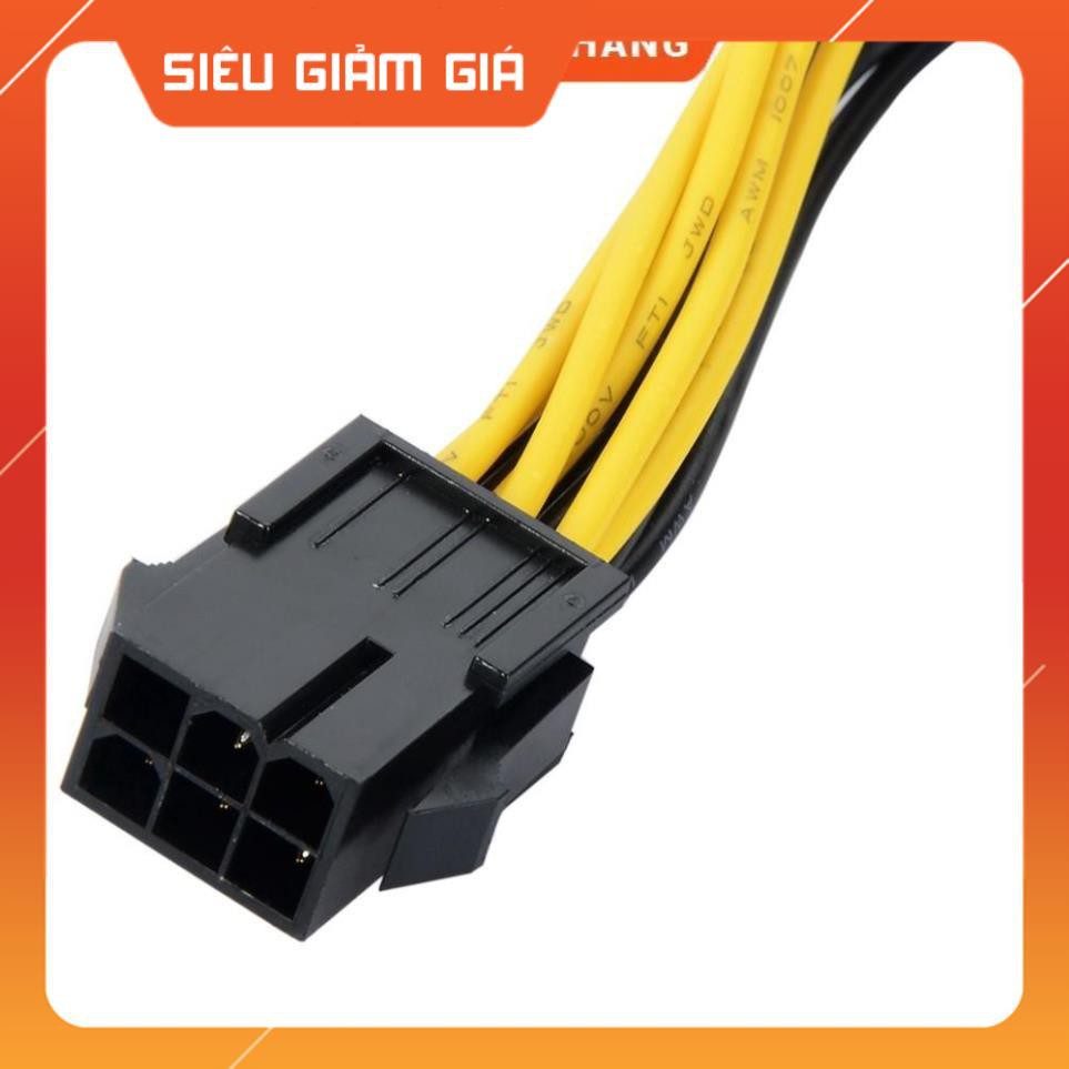 chuyên Dây cáp chia nguồn PCI - E 6 + 2-pin ( 6-pin )