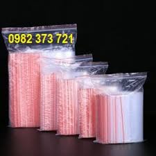 TÚI ZIP đựng-thuốc/ BAO ZIP./ TÚI ZIP CHỈ ĐỎ NHỰA PE AN TOÀN - TIỆN DỤNG