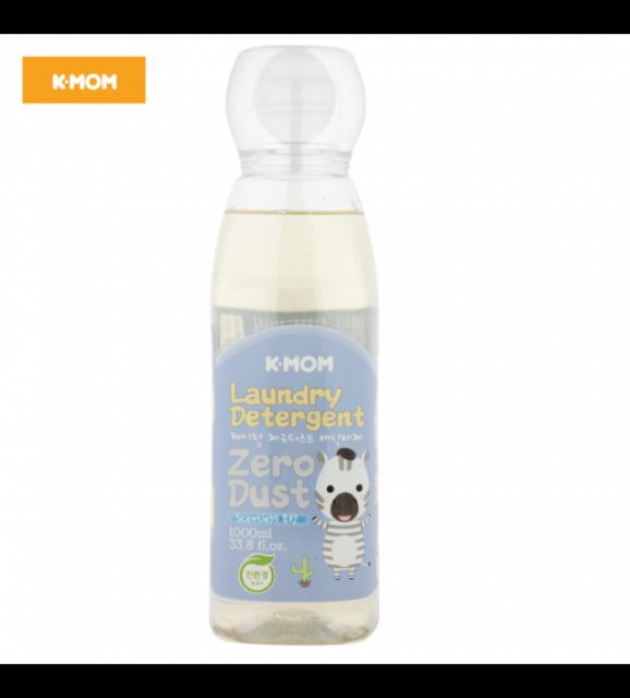 (Tặng chai nước giặt Zero Dust 1000ml) Combo 2 chai nước giặt sơ sinh K-mom Organic 1700ml