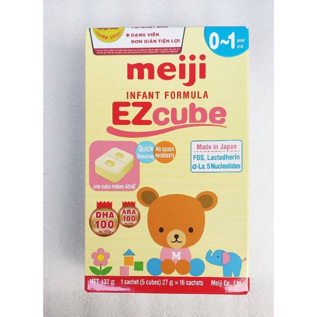 Sữa Meiji Dạng Thanh Số 0 Cho Trẻ Từ 0-1 tuổi Nhập khẩu chính hãng ❤️