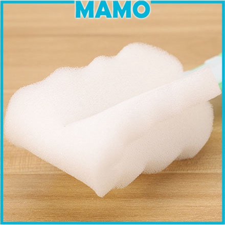 Cây Rửa Cốc Ly - Dụng Cụ Cọ Bọt Biển Rửa Bình Sữa Đầu MÚT TRẮNG Kiểu Mới-LO176