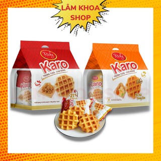 BÁNH TRỨNG CHÀ BÔNG THỊT GÀ TƯƠI KARO - TÚI 6 CÁI