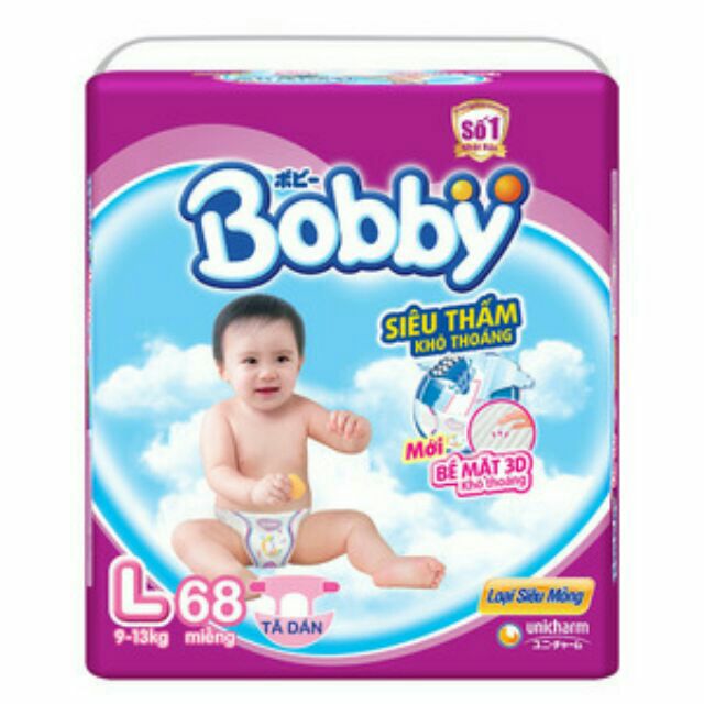 Tã dán Bobby L68