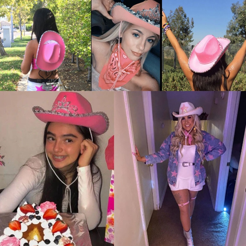 Mũ Cao Bồi Dự Tiệc Sinh Nhật Cho Nữ
