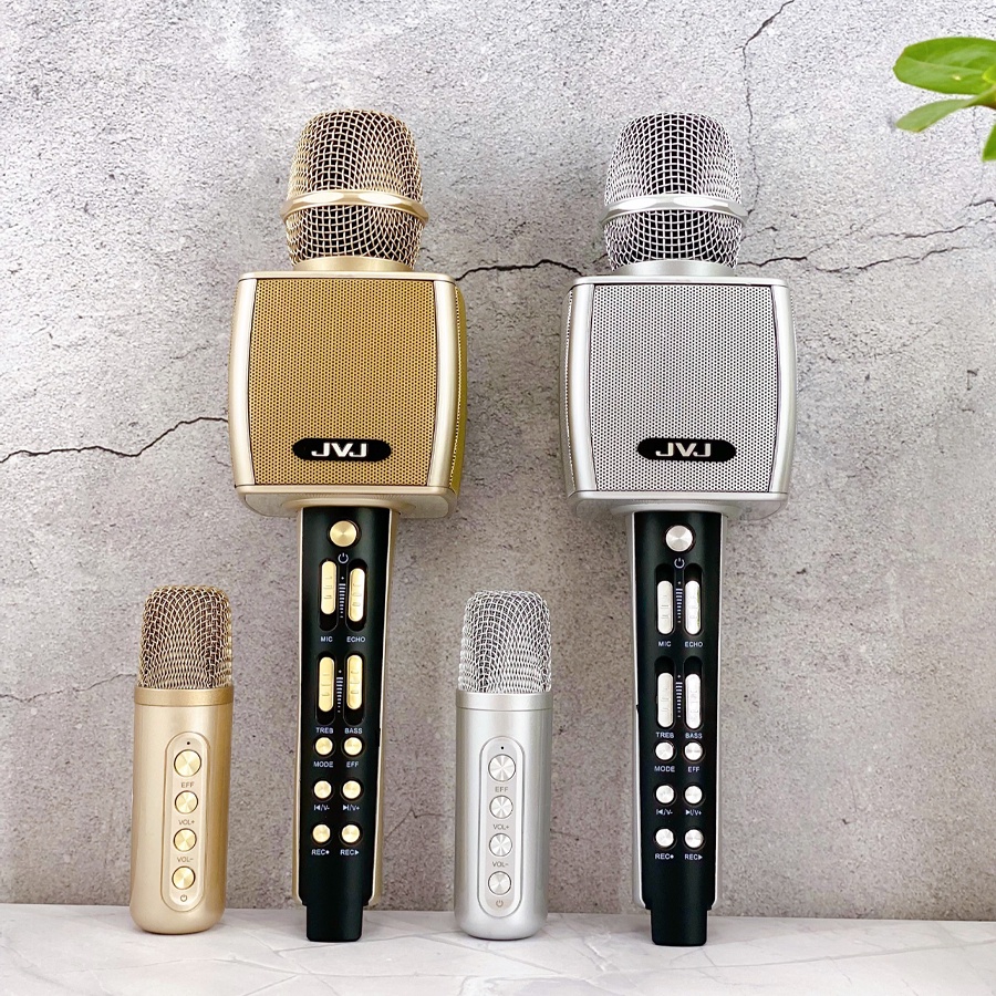 Micro karaoke YS 98 JVJ bluetooth Không dây kèm mic song ca - Mic YS 98 kết nối bluetooth nâng giọng tốt - bảo hành 6T