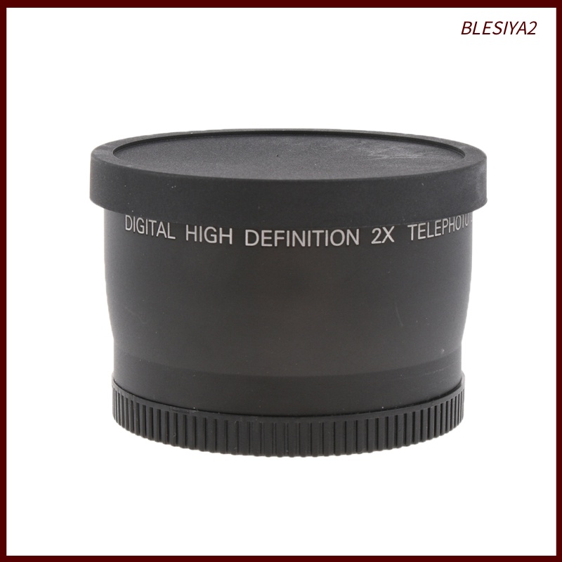 [BLESIYA2]58mm 2x Magnification Telephoto Lens for DSLR Cameras/Camcorders 18-55mm