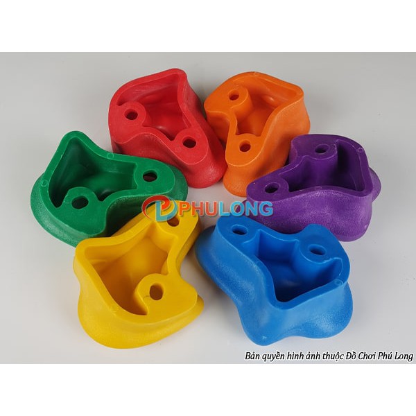 Mấu leo núi bằng nhựa, núm leo núi gắn tường 2 lỗ PL0810A