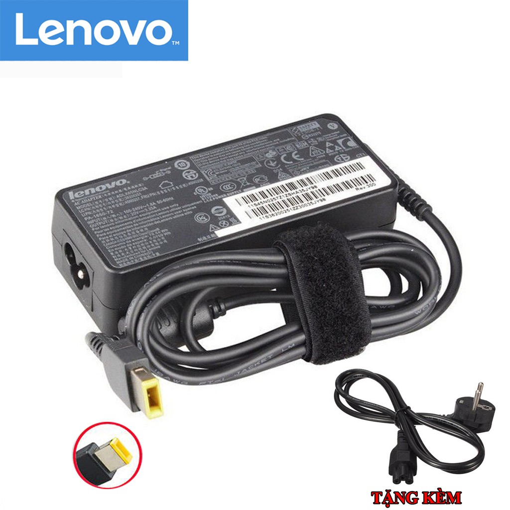 Sạc Laptop Lenovo 20V- 3.25A dùng cho G40-30 G40-70 Z40 Z50 E41-80 G40 G40-45 G40-80 Yoga chân USB Tặng Dây Nguồn Laptop