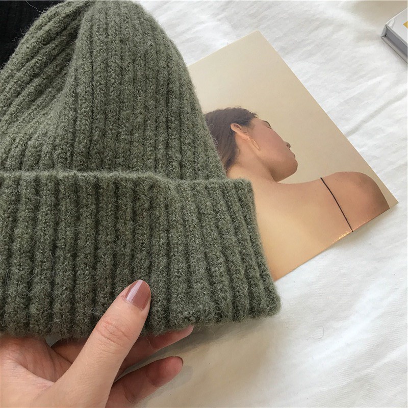 Mũ len sơi to cao cấp vintage trend đông 2021