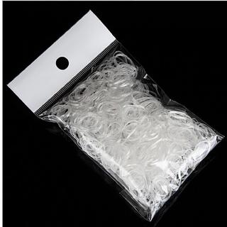 Set 500 Dây Thun Buộc Tóc Trong Suốt
