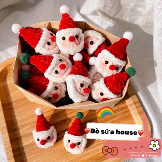 Các mẫu móc khoá thú bông len noel