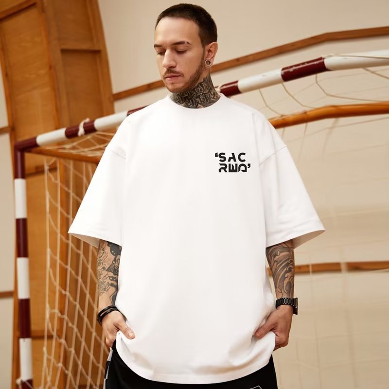 Áo Thun Tay Ngắn Dáng Rộng Plus Size M-8XL Phong Cách Đường Phố Mỹ Thời Trang Cho Nam Và Nữ