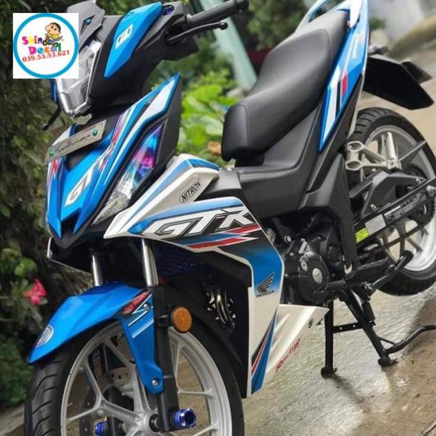 Tem rời winner GTR trắng xanh