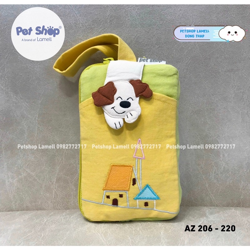 Bóp ví cầm tay nhiều ngăn PETSHOP chứa điện thoại, vật dụng - AZ 206 - NZ 954