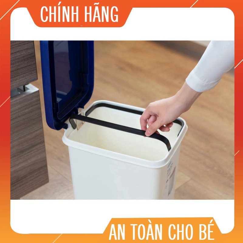 Thùng rác đạp chữ nhật Inochi 20L (tiêu chuẩn Nhật Bản)