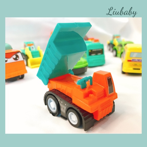 Sét 50 ô tô mini chạy đà cho bé nhiều màu sắc, đồ chơi thông minh cho bé Liubaby