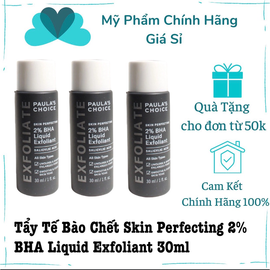Tẩy Tế Bào Chết Skin Perfecting 2% BHA Liquid Exfoliant 30ml