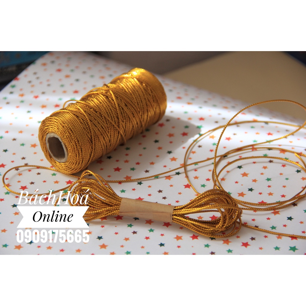 Dây kim tuyến gói quà, trang trí