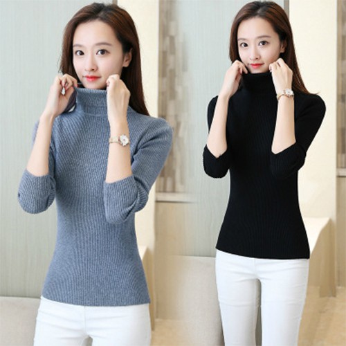 Áo len nữ freesize cao cổ al20