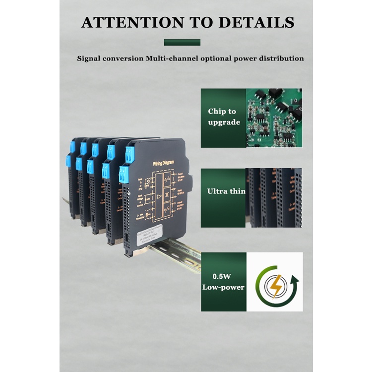 Thiết Bị Cảm Biến Dòng Điện DC ES-GLN 4-20mA 10V 5V