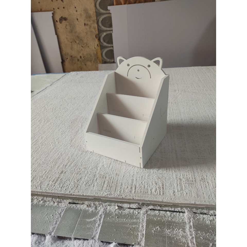 Kệ để sách hình gấu size mini tháo lắp đa năng