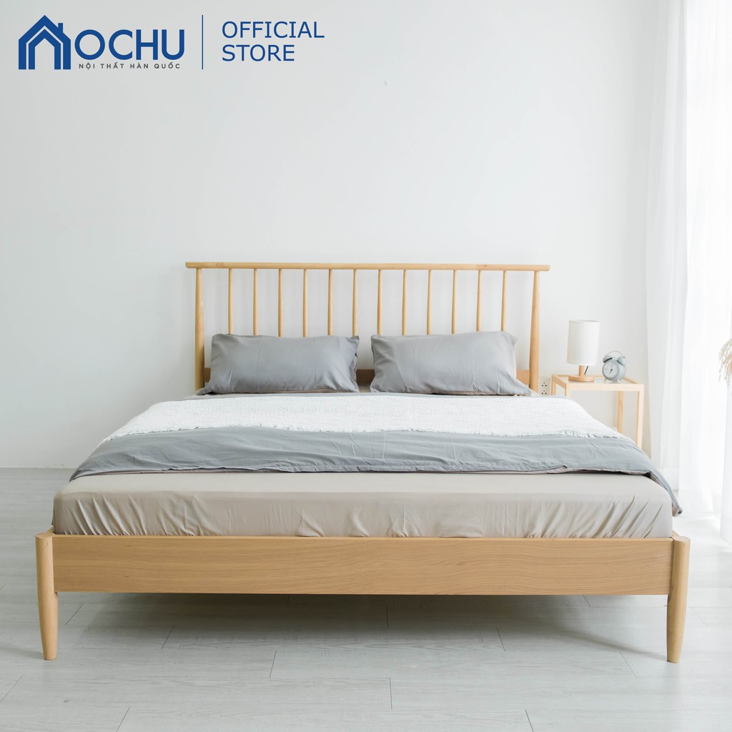 Giường Ngủ Gỗ Cao Su OCHU - Funky Bed - Natural