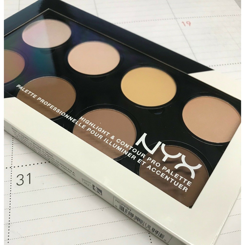 Bảng Phấn Tạo Khối NYX Professional Makeup Highlight & Contour Pro Palette HCPP01