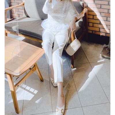 Áo dài tay viền bèo BOHEE A197