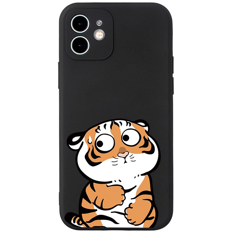 Ốp Lưng Iphone Cạnh Vuông Cặp Đôi Hổ Cute BVC Iph/6/6plus/6s/6splus/7/7plus/8/8plus/x/xr/xs/11/12/pro/max/promax-Onoff