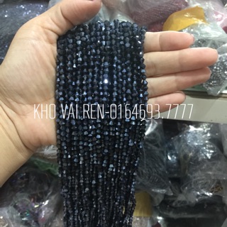 Hạt pha lê, hạt cườm kết áo trang trí 4mm