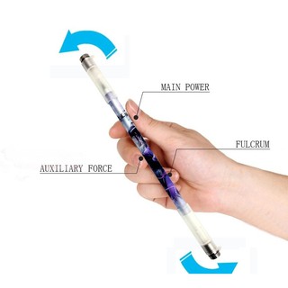 (BQ-12) Bút Quay đèn Led 02 đầu, có  hình ( Viết Được)