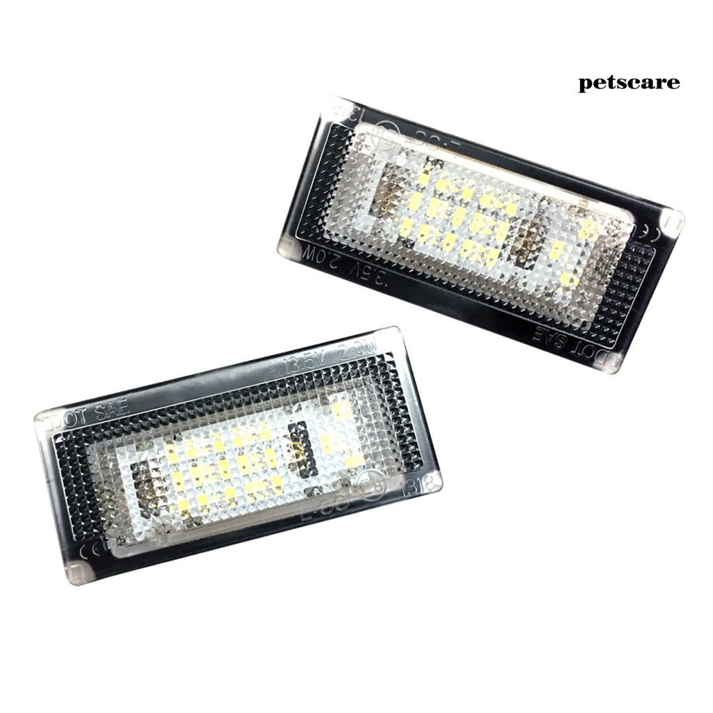 Bộ 2 Đèn Biển Số 18 Bóng Led 6500k Cho Bmw Mini Cooper R50 R52 R53