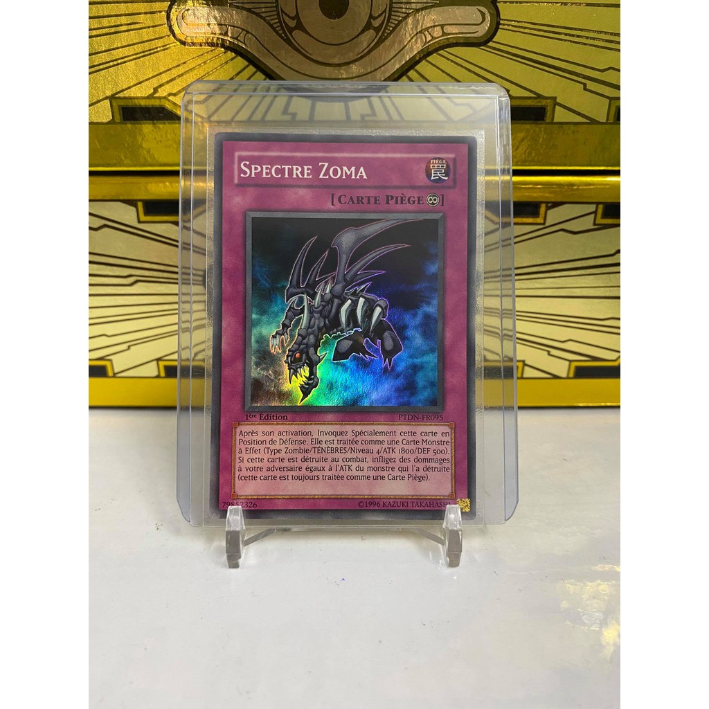 [ Dưa Hấu Yugioh ] Lá bài thẻ bài Zoma the Spirit - Super Rare 1st Edition - Tặng bọc bài nhựa bảo quản