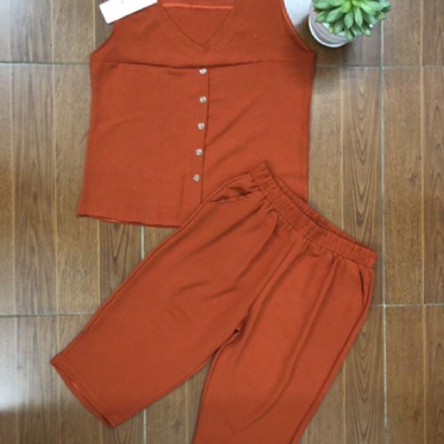 [ ảnh thật ] bộ đũi lụa 5 khuy 4 màu | BigBuy360 - bigbuy360.vn