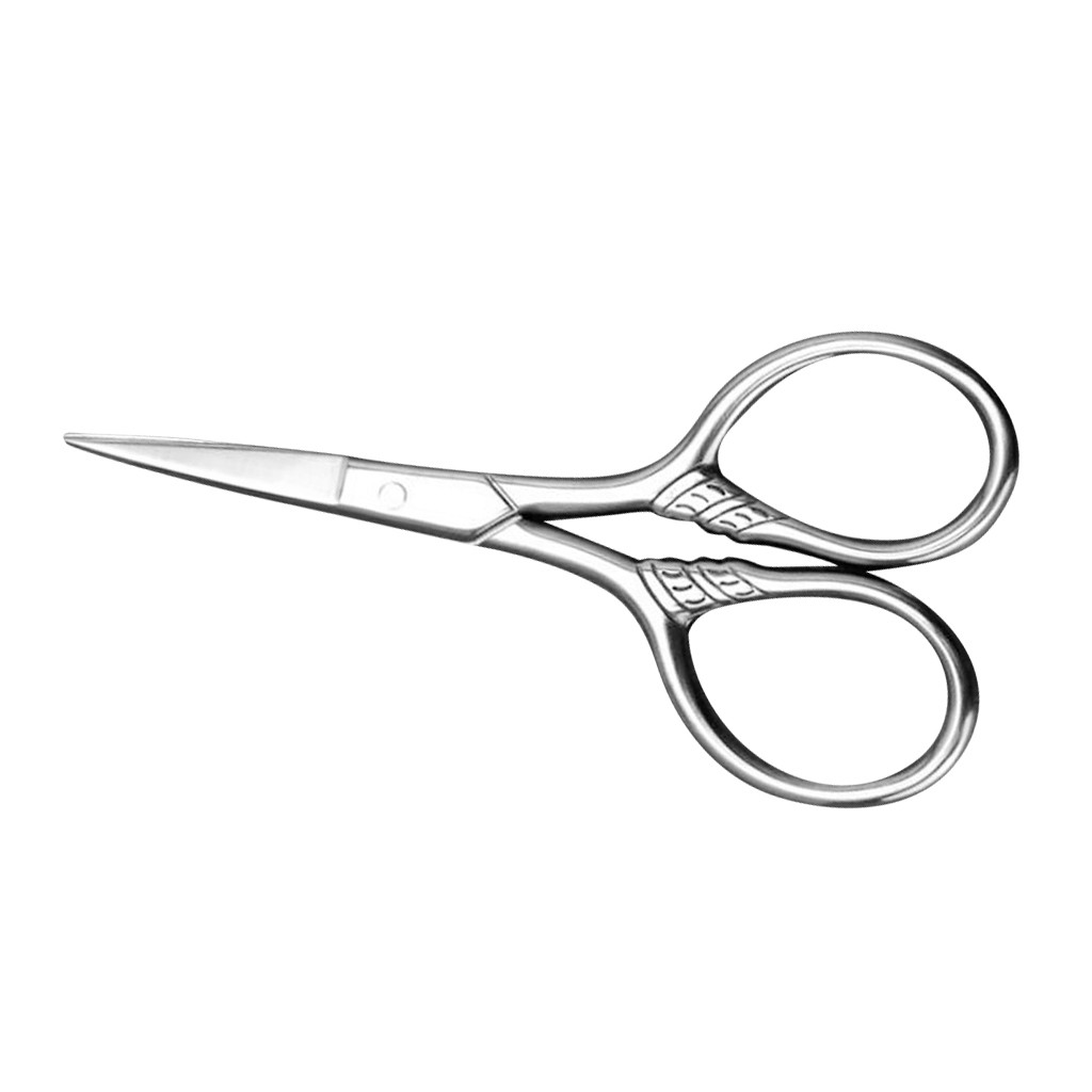 Kéo cắt tỉa râu/lông mày/lông mũi làm đẹp bằng thép không gỉ