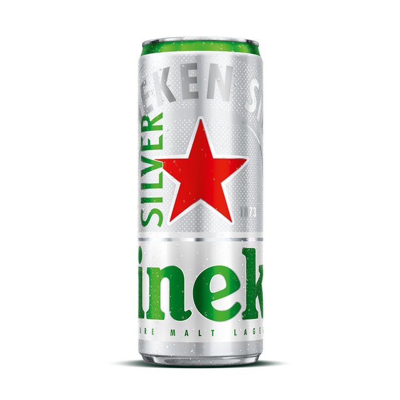 Bia Heineken Silver thùng 24 lon x 330ml